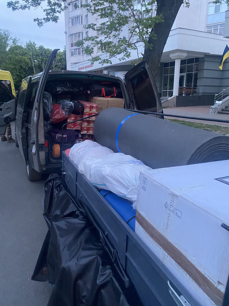 May 13, 2022, Ambulance Car for Kharkiv and Assistance for the Battalion 128 of Territorial Defense of Kyiv #1